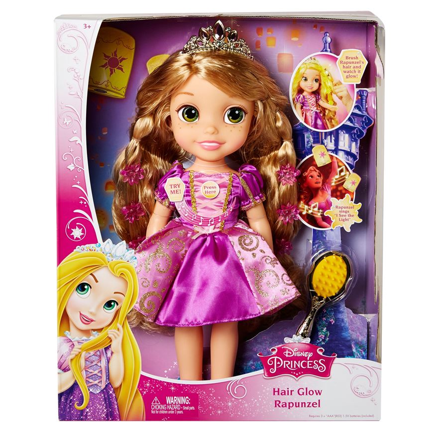 Кукла Принцессы Дисней Рапунцель со светящимися волосами